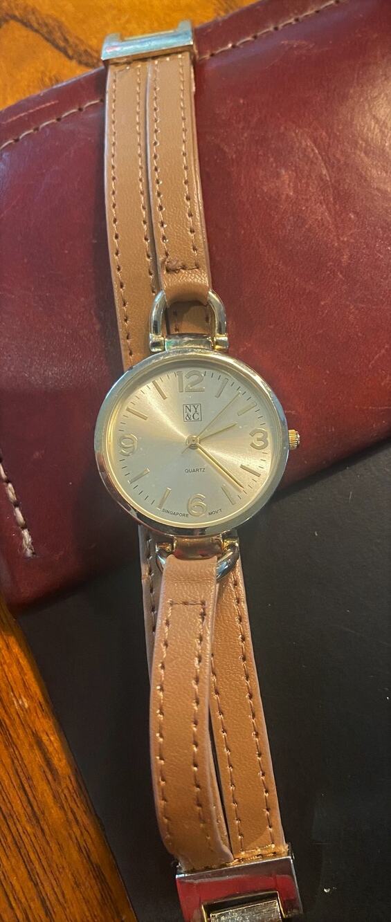 Women's 32mm Gold Tone NY&Co Watch, Four Strand Band